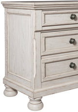 Bethel Wire Brushed White Nightstand