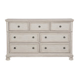 Bethel Wire Brushed White Dresser