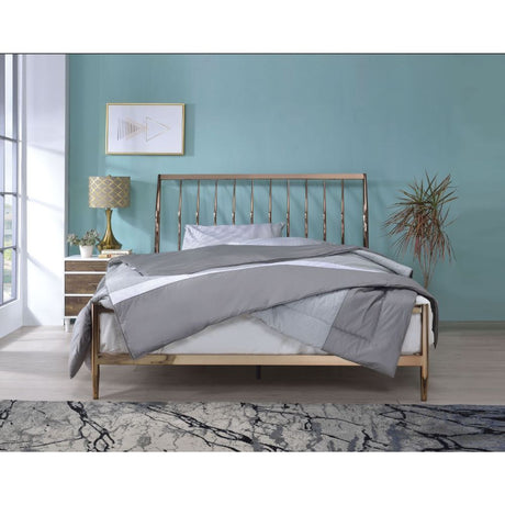 Marianne Copper Finish Queen Bed