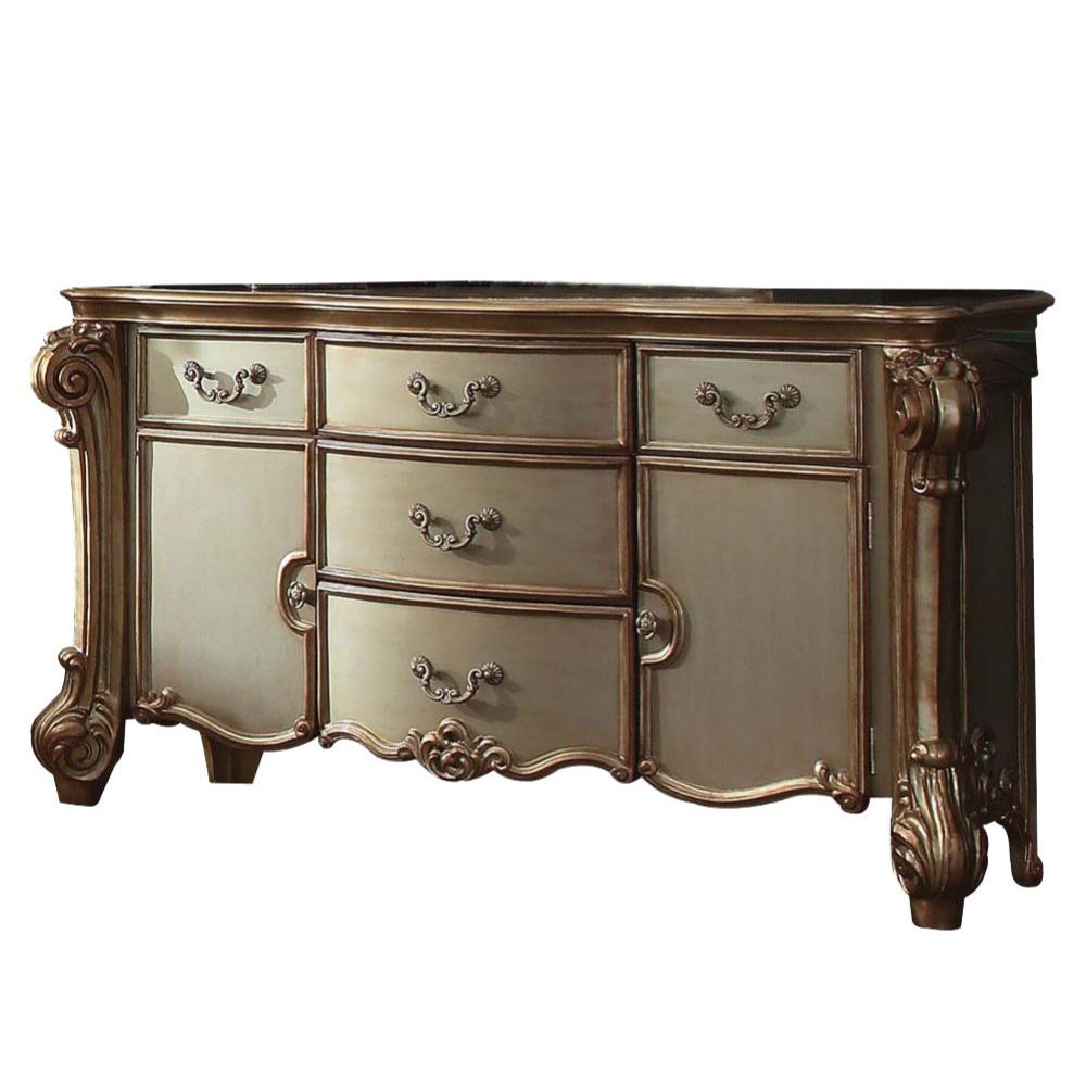 Vendome Gold Patina Finish Dresser