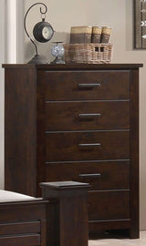 Panang Mahogany Panel Storage Bedroom Set