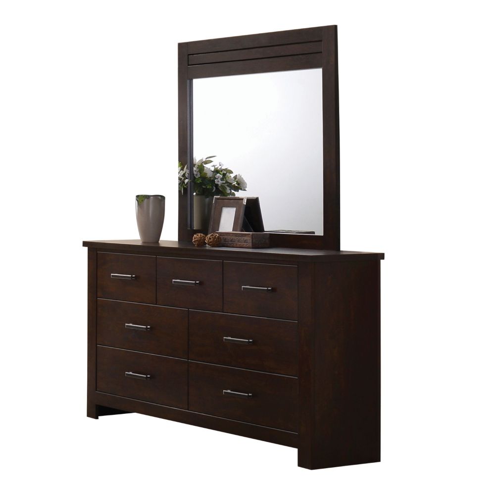 Panang Mahogany Finish Mirror