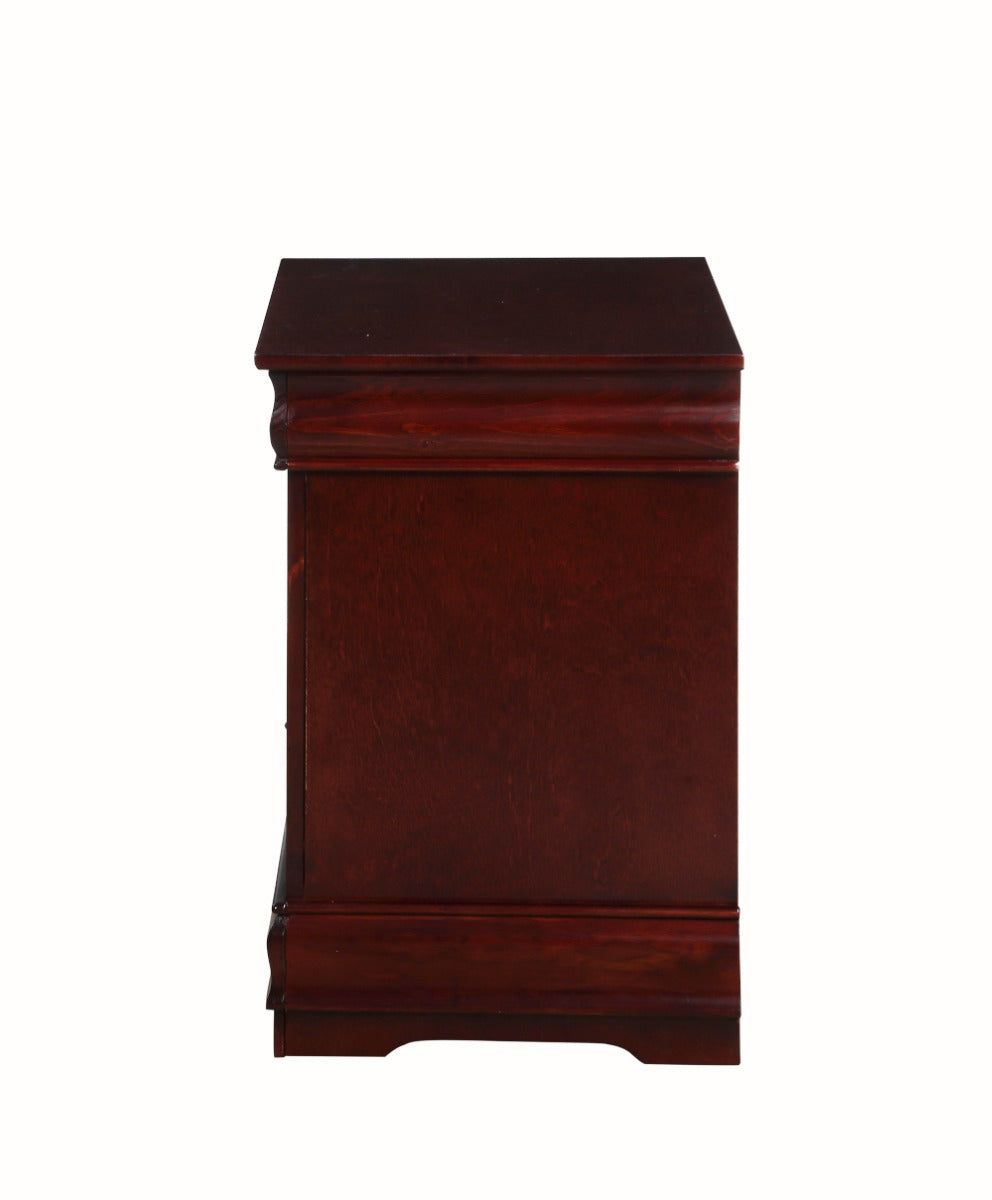 Louis Cherry Finish Philippe Nightstand
