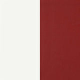 Retro White 5-Piece Round Dining Table Set And Red