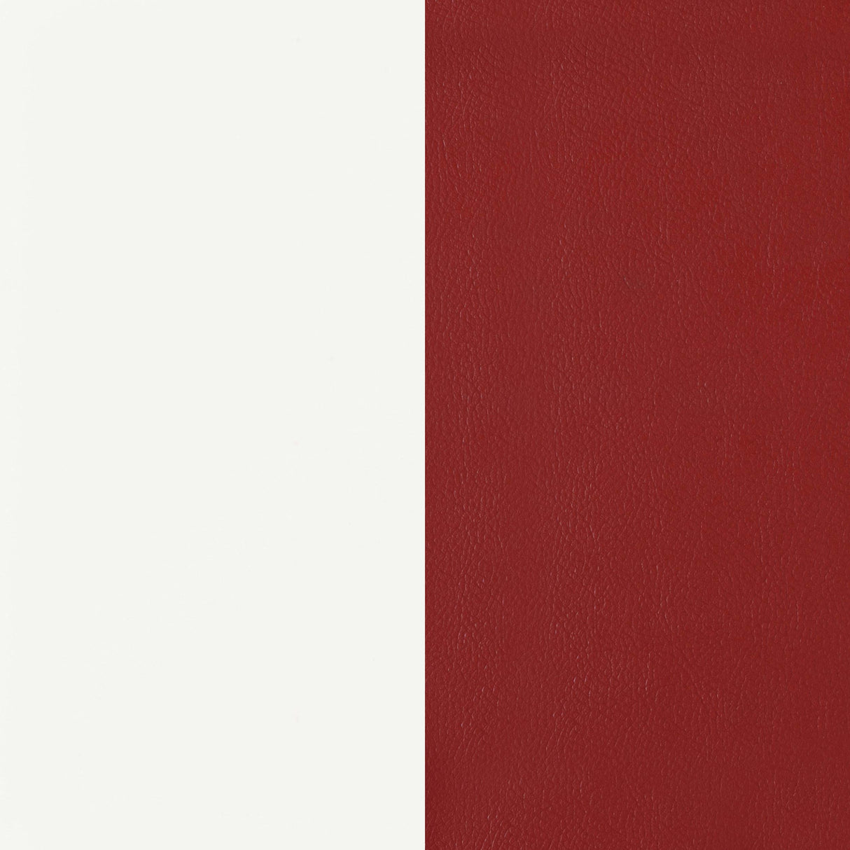 Retro White 5-Piece Round Dining Table Set And Red