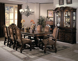 Neo Renaissance Brown Dining Arm Chair, Set of 2