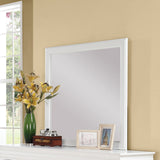 Louis White Finish Philippe Iii Mirror