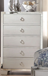 Voeville II Platinum Bedroom Set