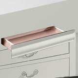 Louis Platinum Finish Philippe Iii Queen Bed