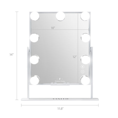 Fenair Hollywood Glow Vanity Mirror with Wireless Charging