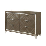 Skylar Dark Champagne Finish Dresser