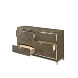 Skylar Dark Champagne Finish Dresser