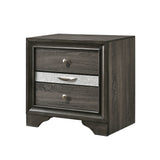 Naima Gray Finish Nightstand
