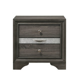 Naima Gray Finish Nightstand