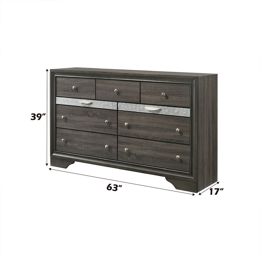 Naima Gray Finish Dresser