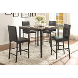 Tempe Brown/Black Counter Chair, Set of 4