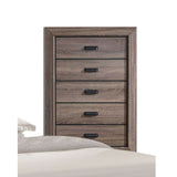 Lyndon Weathered Gray Grain Finish Chest