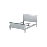 Louis Platinum Finish Philippe Queen Bed