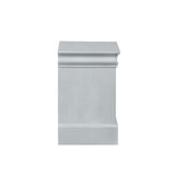 Louis Platinum Finish Philippe Nightstand