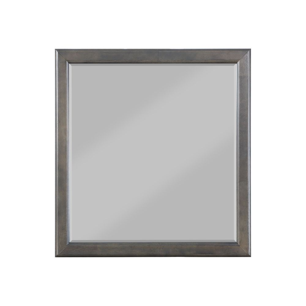 Louis Dark Gray Finish Philippe Mirror