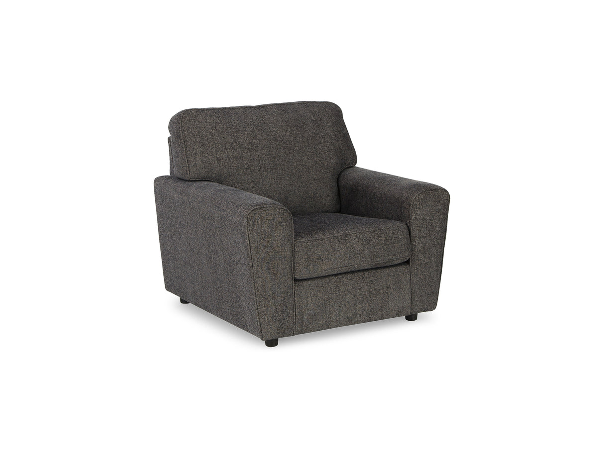 Cascilla Slate Sofa, Loveseat, Chair And Ottoman