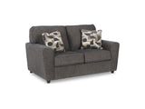 Cascilla Slate Sofa, Loveseat, Chair And Ottoman