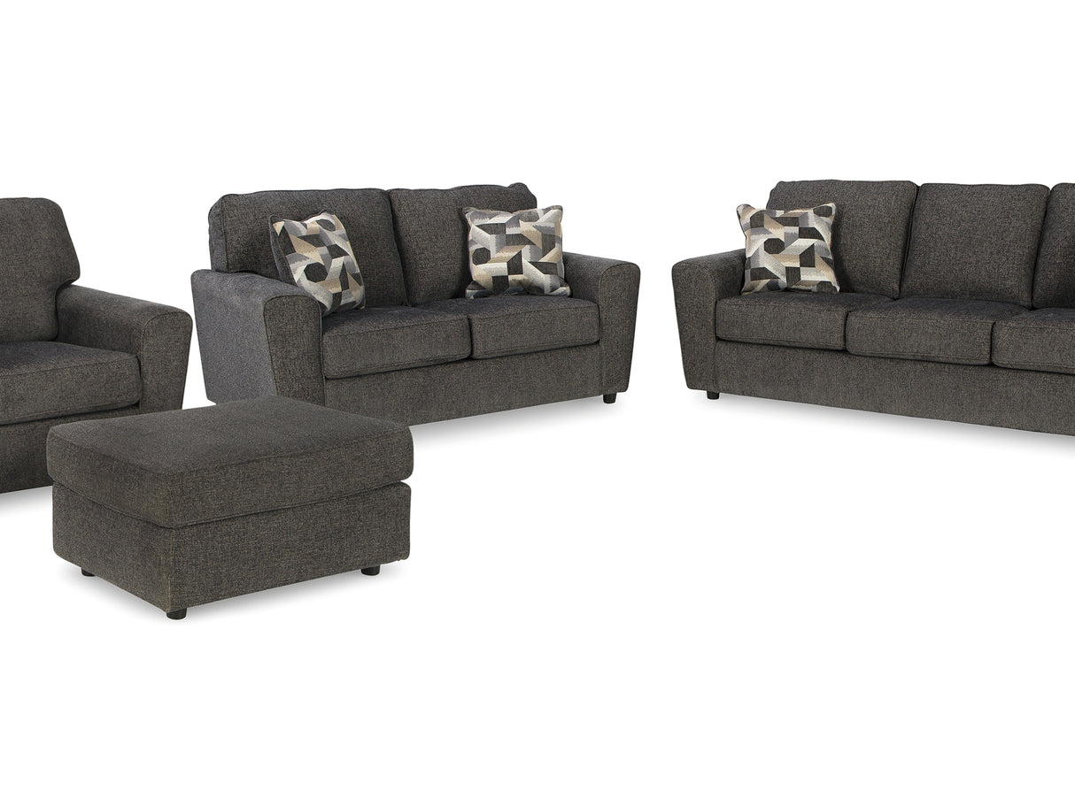 Cascilla Slate Sofa, Loveseat, Chair And Ottoman