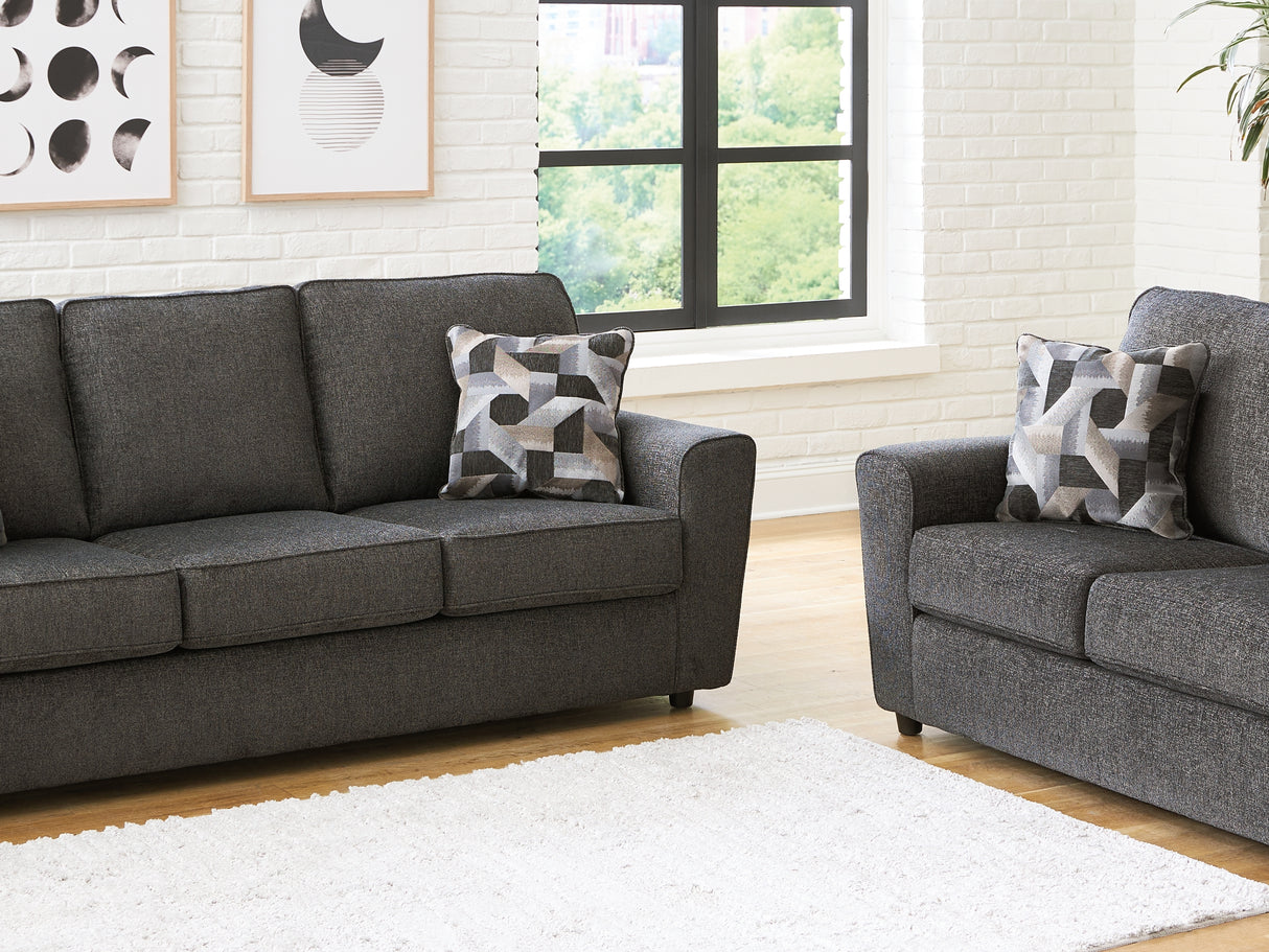 Cascilla Slate Sofa, Loveseat, Chair And Ottoman