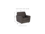 Cascilla Slate Sofa And Chair