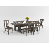 Toulon Dark Oak Dining Bench