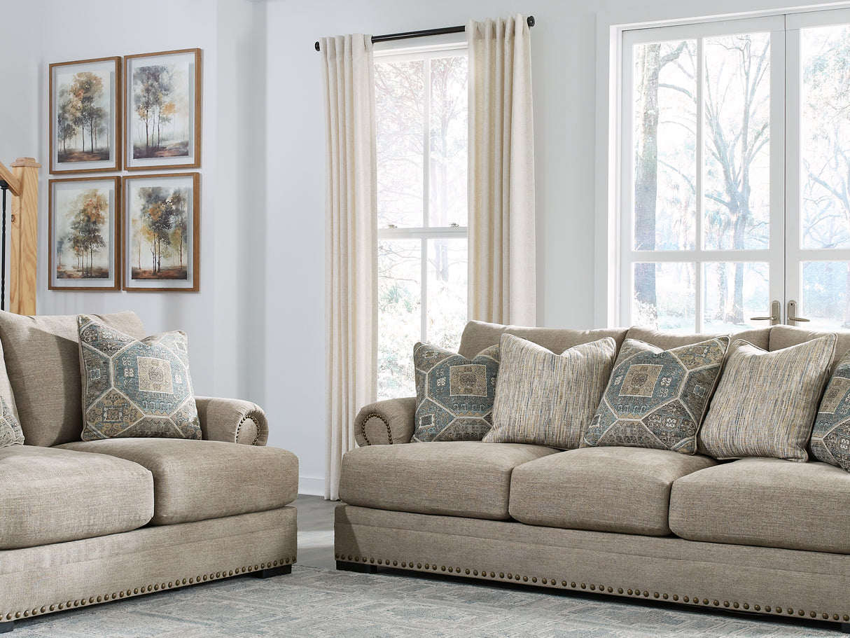 Galemore Quarry Sofa, Loveseat, Oversized Chair And Ottoman