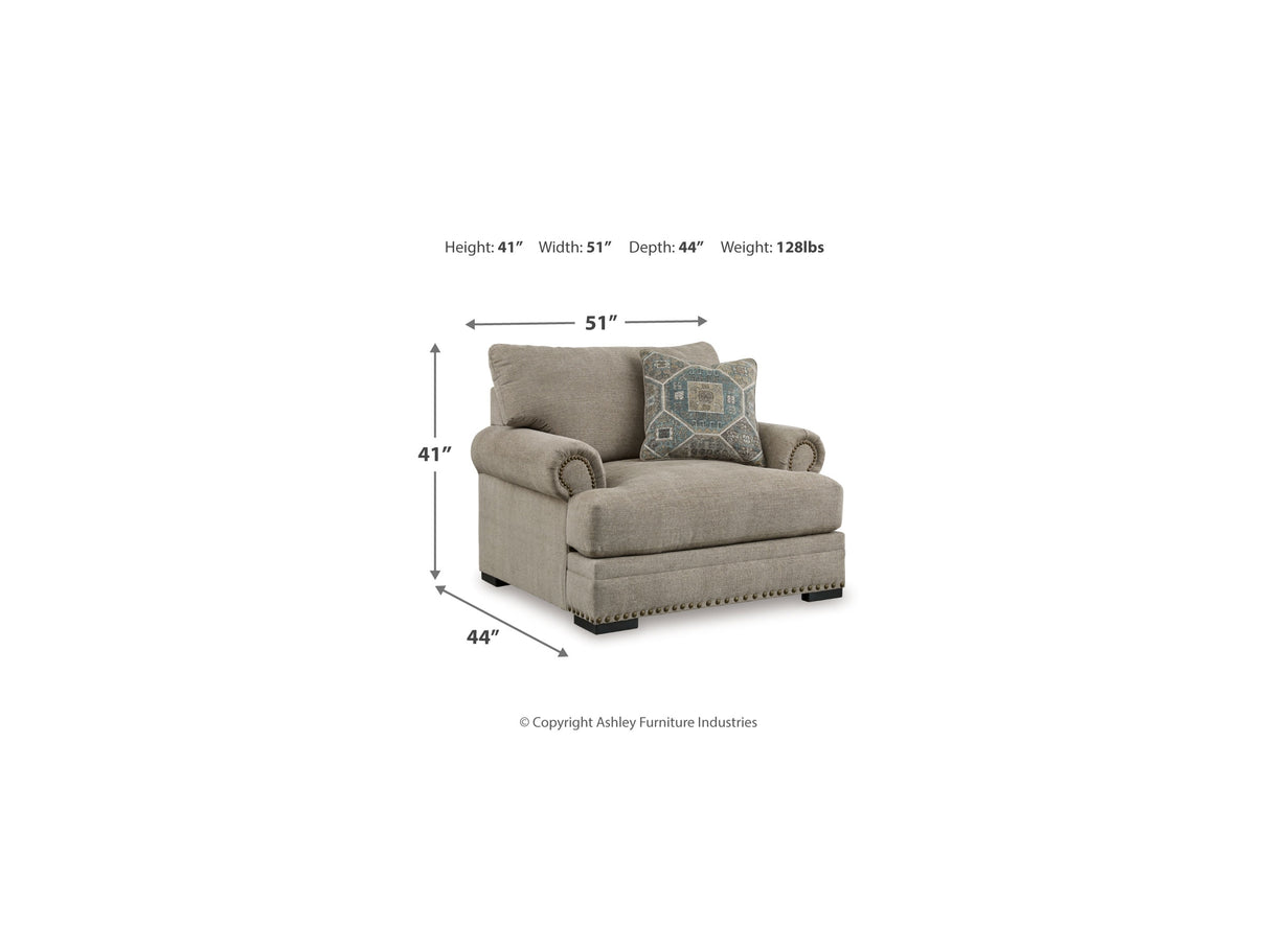 Galemore Quarry Sofa, Loveseat, Oversized Chair And Ottoman
