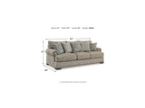 Galemore Quarry Sofa, Loveseat, Oversized Chair And Ottoman