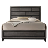 Valdemar Weathered Gray Finish Queen Bed