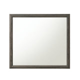 Valdemar Weathered Gray Finish Mirror