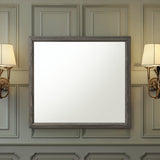 Valdemar Weathered Gray Finish Mirror
