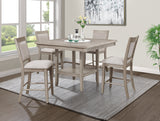Fulton White Oak Counter Height Dining Set