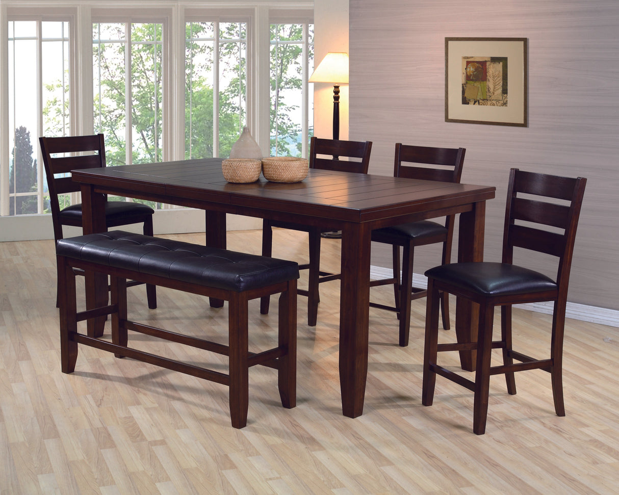 Bardstown Cherry Brown Counter Height Dining Set – Redwood Home