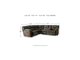 Tambo Canyon 2-Piece Reclining Sectional