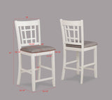 Hartwell Chalk Gray Counter Height Dining Set