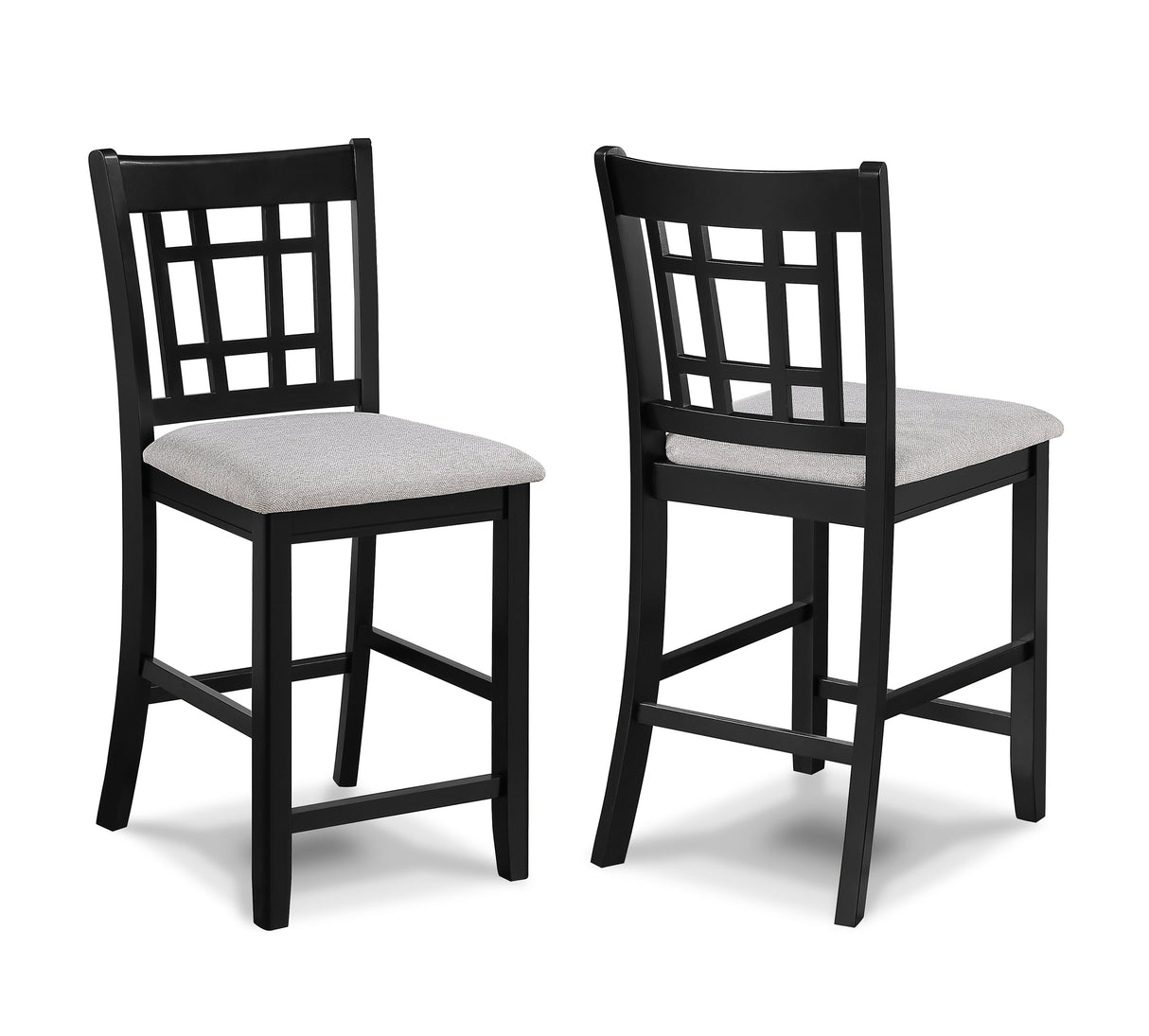 Hartwell Light Gray Counter Height Dining Chair, Set of 2
