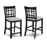 Hartwell Light Gray Counter Height Dining Chair, Set of 2