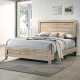 Miquell Natural Finish Queen Bed
