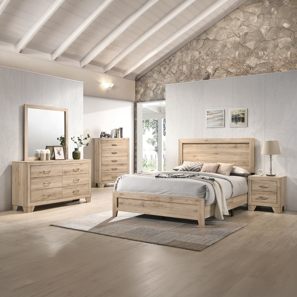 Miquell Natural Finish Dresser