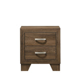 Miquell Oak Finish Nightstand