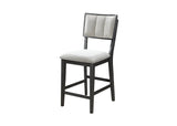 Cline Light Gray Counter Height Dining Chair, Set of 2