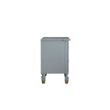 House Pearl Gray Finish Marchese Nightstand