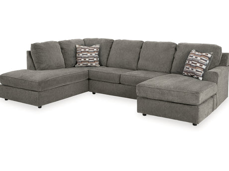 O'Phannon Putty 2-Piece Left-Arm Facing Sectional And Ottoman