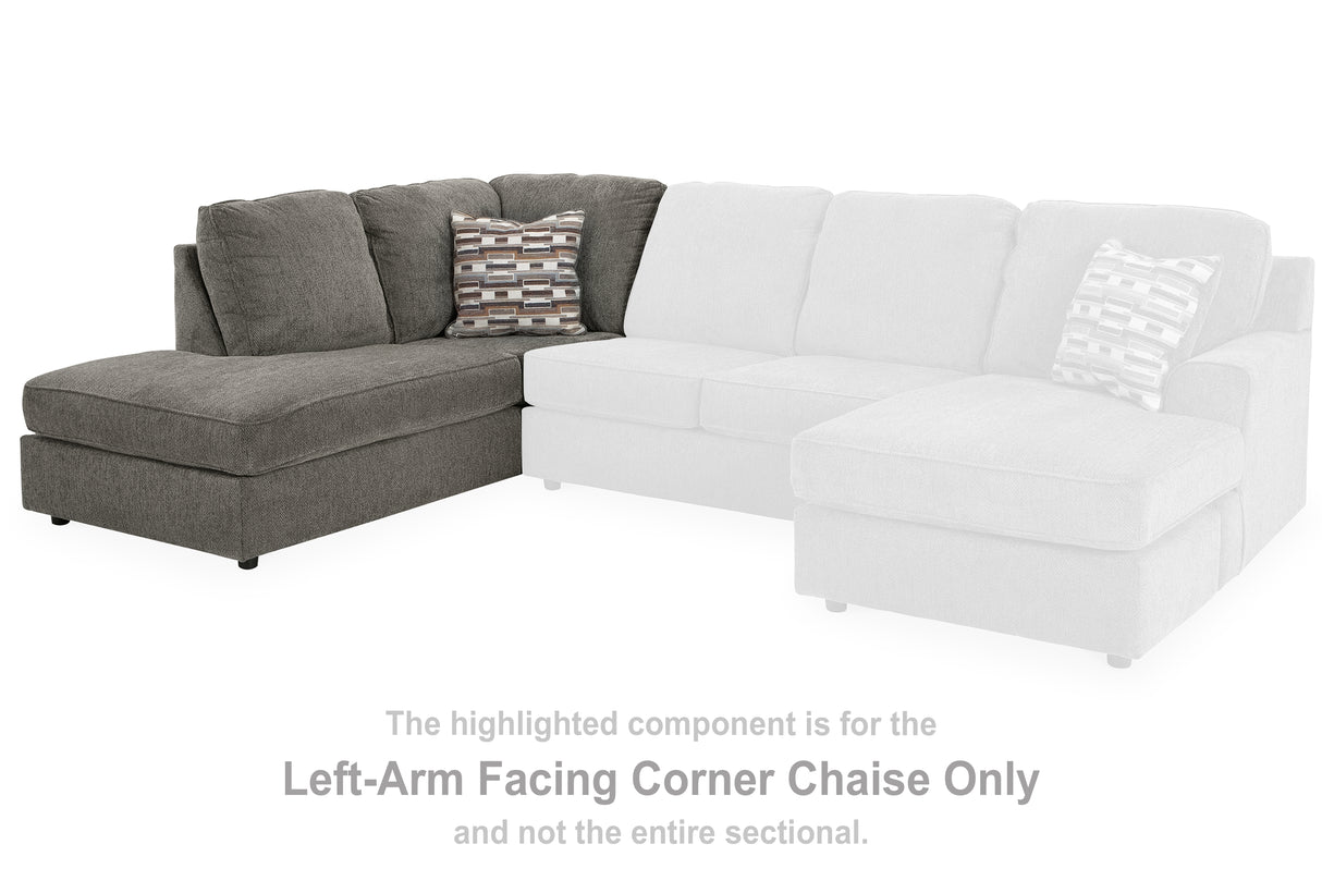 O'Phannon Putty Left-Arm Facing Corner Chaise