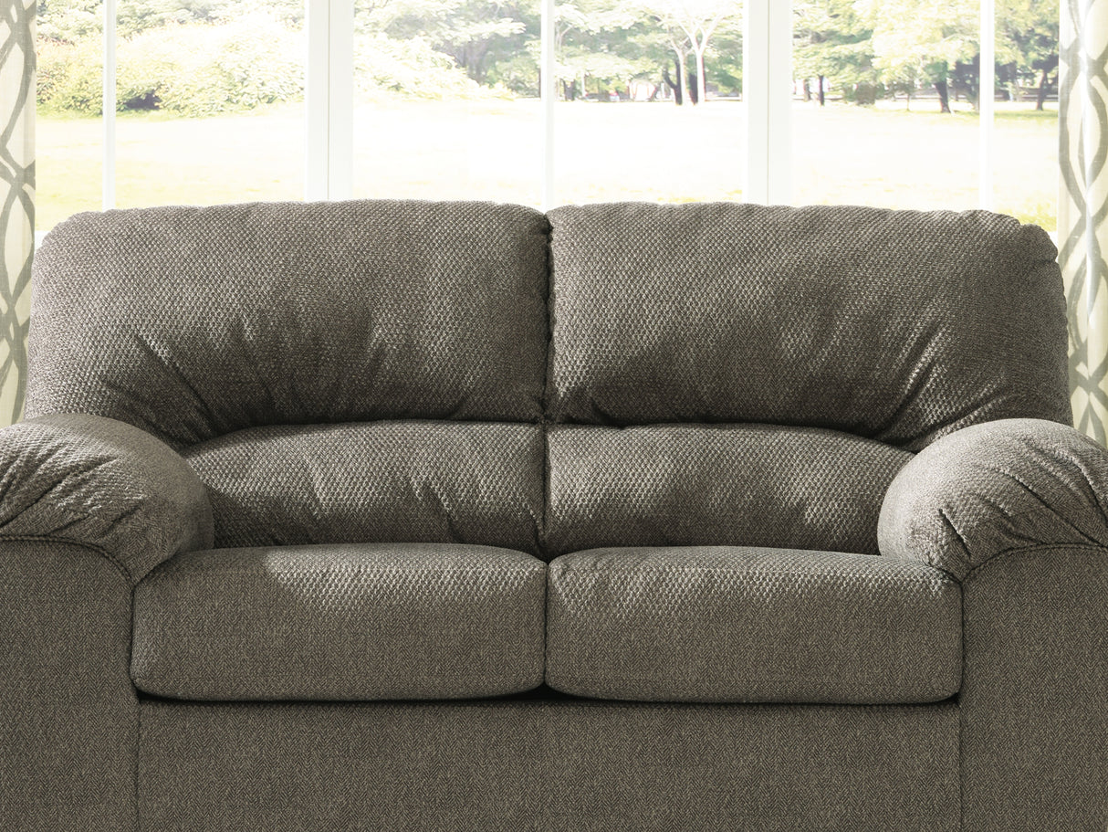 Norlou Flannel Sofa, Loveseat And Recliner